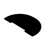 Gulvplade til brændeovn